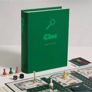 CLUE Bookshelf Edition Board Game By WS Games - NIB